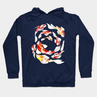 Watercolor Koi Fish Hoodie